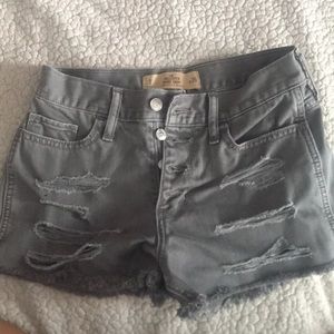 Hollister short-short high rise 2” inseam waist 26